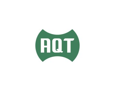 AQT logo tasarım vektör şablonu. AQT