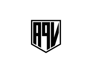 AQV logo tasarım vektör şablonu. AQV