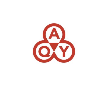 AQY logo tasarım vektör şablonu. AQY