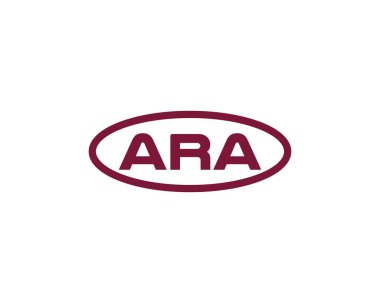 ARA logo tasarım vektör şablonu. ARA