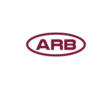 ARB logo tasarım vektör şablonu. ARB