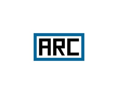 ARC logo tasarım vektör şablonu. ARC