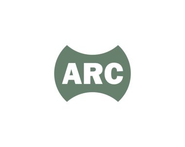 ARC logo tasarım vektör şablonu. ARC