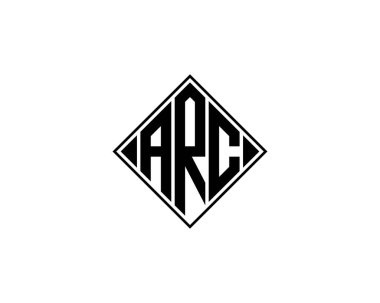 ARC logo tasarım vektör şablonu. ARC
