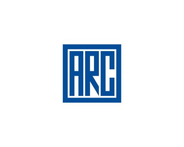 ARC logo tasarım vektör şablonu. ARC