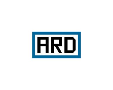 ARD logo tasarım vektör şablonu. ARD