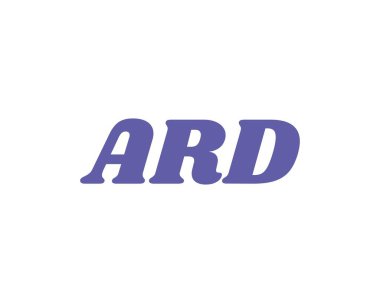 ARD logo tasarım vektör şablonu. ARD