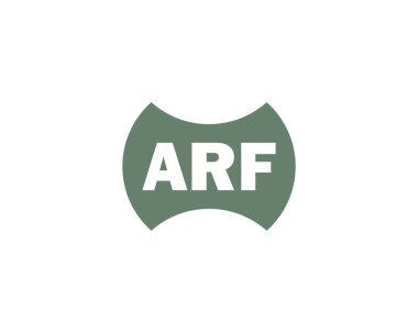 ARF logo tasarım vektör şablonu. ARF