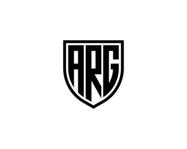 ARG logo tasarım vektör şablonu. ARG