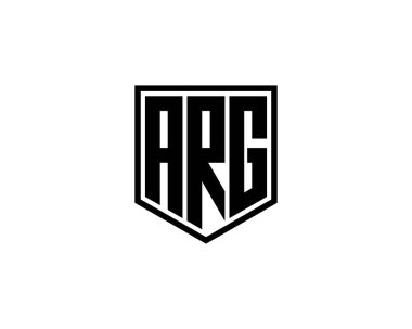 ARG logo tasarım vektör şablonu. ARG