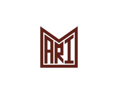 ARI logo tasarım vektör şablonu. ARI