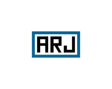 ARJ logo tasarım vektör şablonu. ARJ
