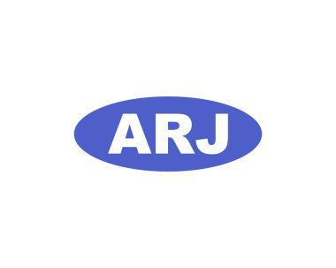 ARJ logo tasarım vektör şablonu. ARJ