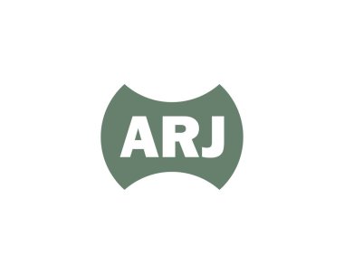 ARJ logo tasarım vektör şablonu. ARJ