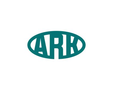 ARK logo tasarım vektör şablonu. ARK