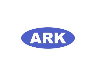 ARK logo tasarım vektör şablonu. ARK