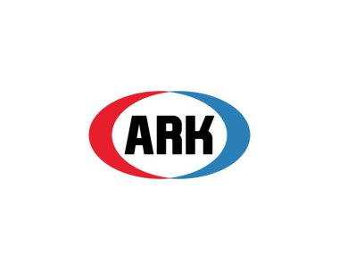 ARK logo tasarım vektör şablonu. ARK