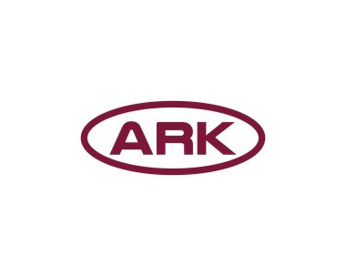 ARK logo tasarım vektör şablonu. ARK