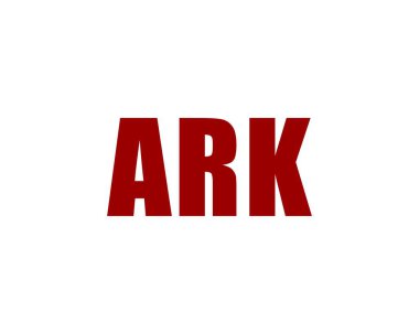 ARK logo tasarım vektör şablonu. ARK