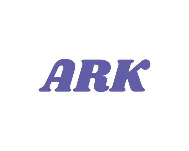 ARK logo tasarım vektör şablonu. ARK
