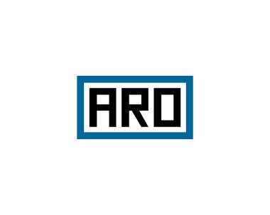 ARO logo tasarım vektör şablonu. ARO