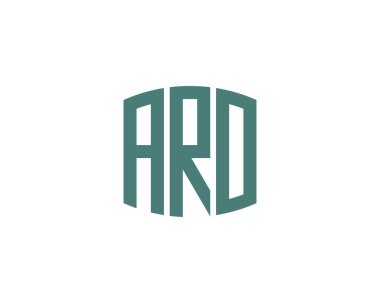 ARO logo tasarım vektör şablonu. ARO