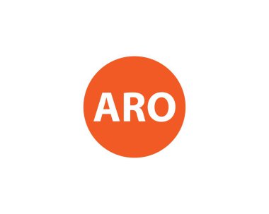 ARO logo tasarım vektör şablonu. ARO