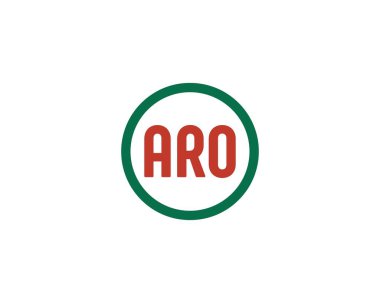ARO logo tasarım vektör şablonu. ARO