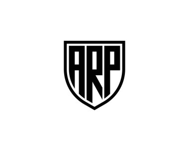 ARP logo tasarım vektör şablonu. ARP