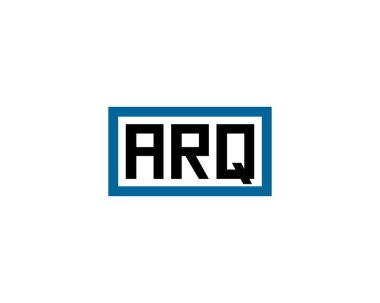 ARQ logo tasarım vektör şablonu. ARQ
