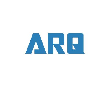 ARQ logo tasarım vektör şablonu. ARQ