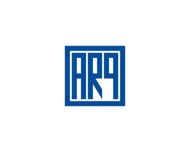 ARQ logo tasarım vektör şablonu. ARQ
