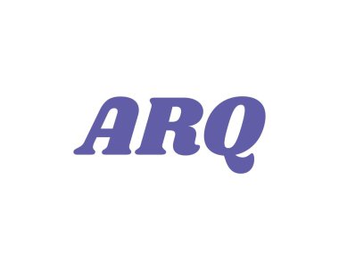ARQ logo tasarım vektör şablonu. ARQ