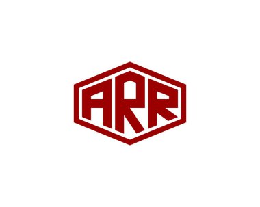 ARR logo tasarım vektör şablonu. ARR