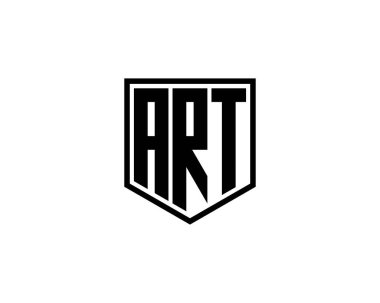 ART Logo tasarım vektör şablonu. Sanat.