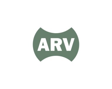 ARV logo tasarım vektör şablonu. ARV