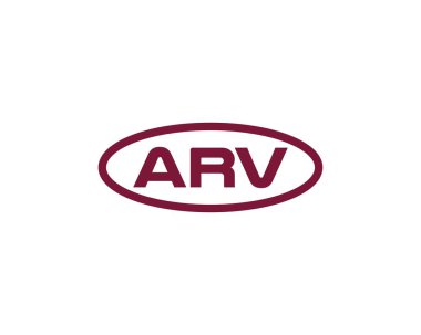 ARV logo tasarım vektör şablonu. ARV