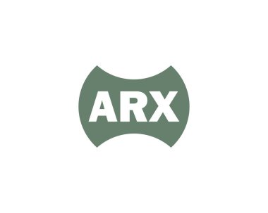 ARX logo tasarım vektör şablonu. ARX