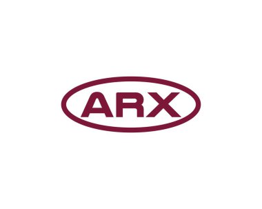 ARX logo tasarım vektör şablonu. ARX