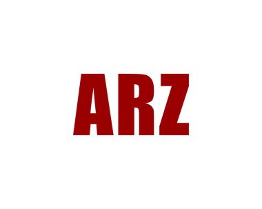 ARZ logo tasarım vektör şablonu. ARZ