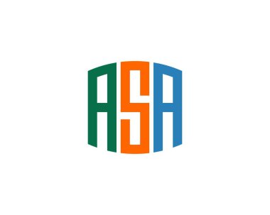 ASA logo tasarım vektör şablonu. ASA