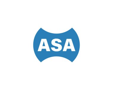 ASA logo tasarım vektör şablonu. ASA