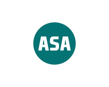 ASA logo tasarım vektör şablonu. ASA