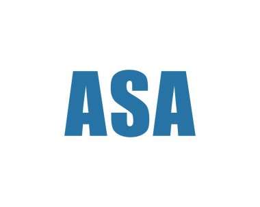 ASA logo tasarım vektör şablonu. ASA