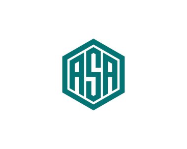 ASA logo tasarım vektör şablonu. ASA