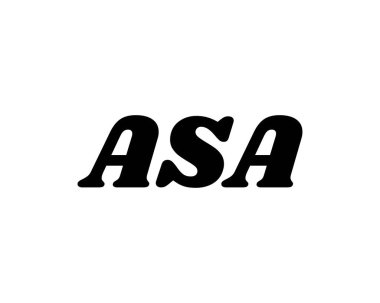 ASA logo tasarım vektör şablonu. ASA