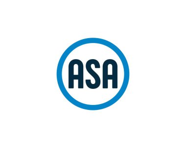 ASA logo tasarım vektör şablonu. ASA