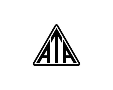 ATA logo tasarım vektör şablonu. ATA