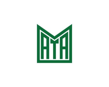 ATA logo tasarım vektör şablonu. ATA