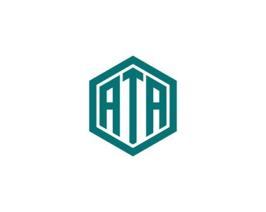 ATA logo tasarım vektör şablonu. ATA